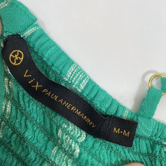 VIX Maxi Dress Size M Tulum Yola Tricia Long Dress EUC - Picture 7 of 12